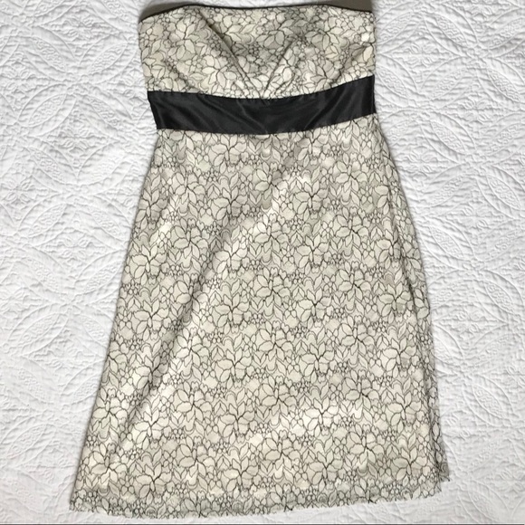 WHBM Strapless Lace Dress - Picture 1 of 3